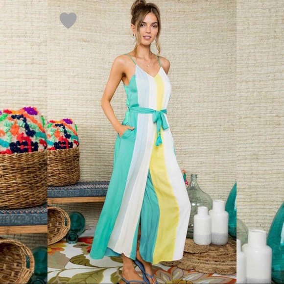 ColorBlock Jumpsuit MULTI - Picture 2 of 3